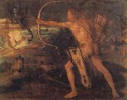 Albrecht Durer Hercules Kills the Stymphalic Birds oil